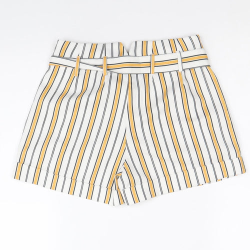 Select Womens Multicoloured Striped Polyester Sailor Shorts Size 6 Regular Zip