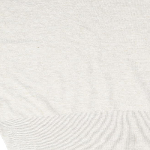 Peacocks Womens Beige Round Neck Acrylic Pullover Jumper Size S
