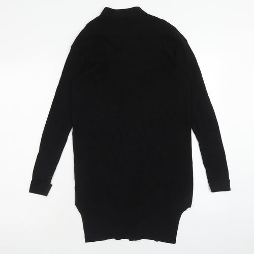 Select Womens Black V-Neck Viscose Cardigan Jumper Size 10