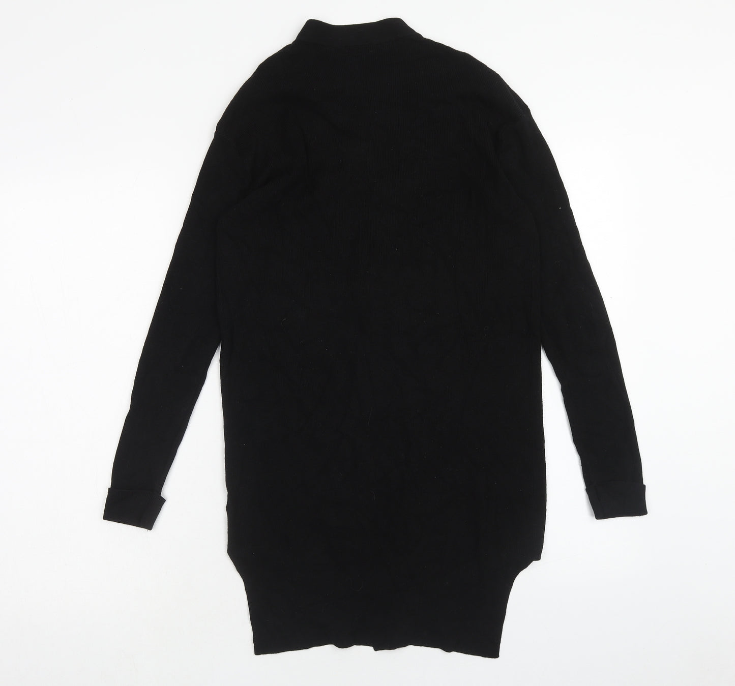 Select Womens Black V-Neck Viscose Cardigan Jumper Size 10