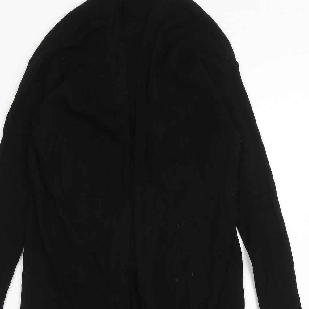 Select Womens Black V-Neck Viscose Cardigan Jumper Size 10