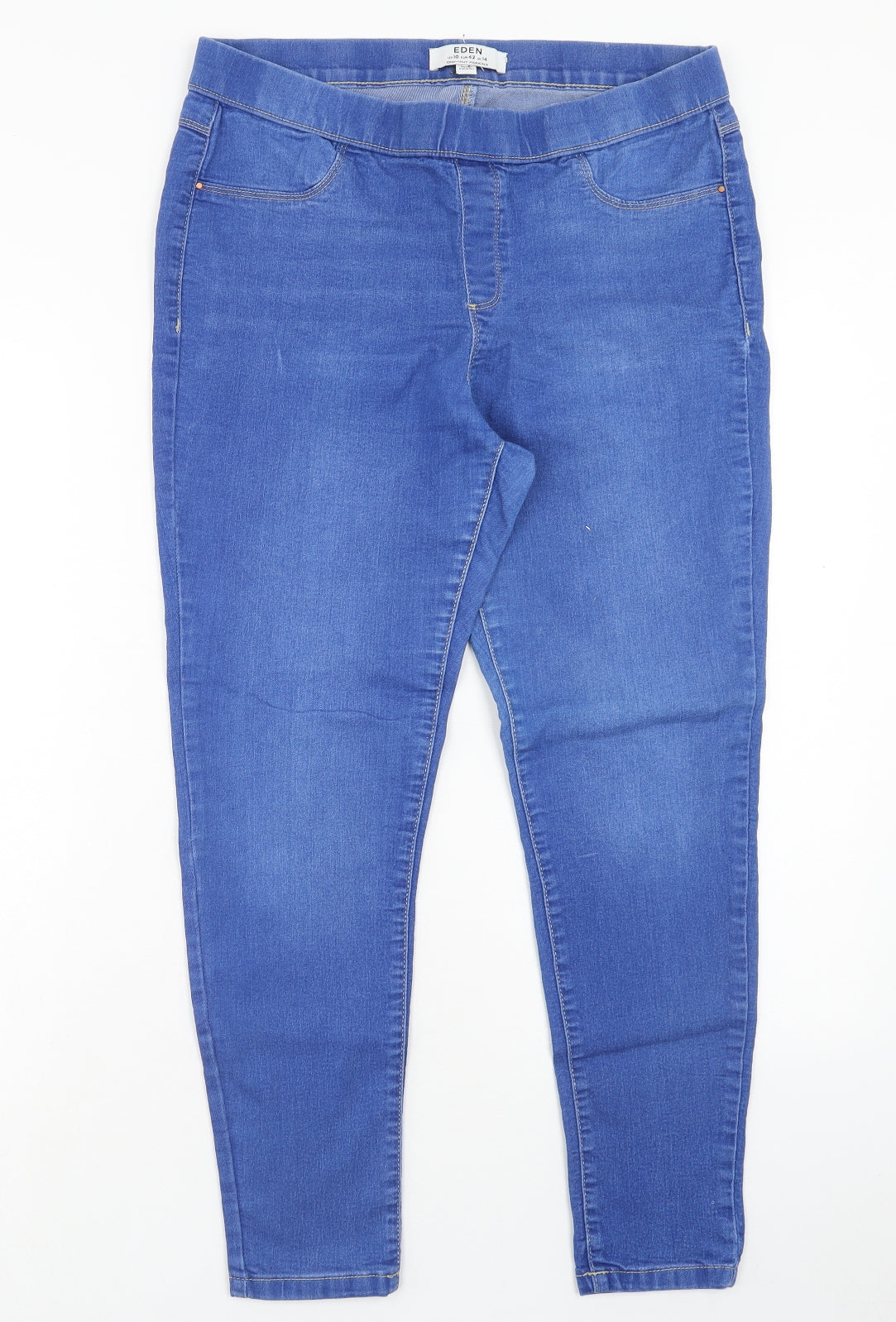 Dorothy Perkins Womens Blue Cotton Jegging Jeans Size 14 Regular