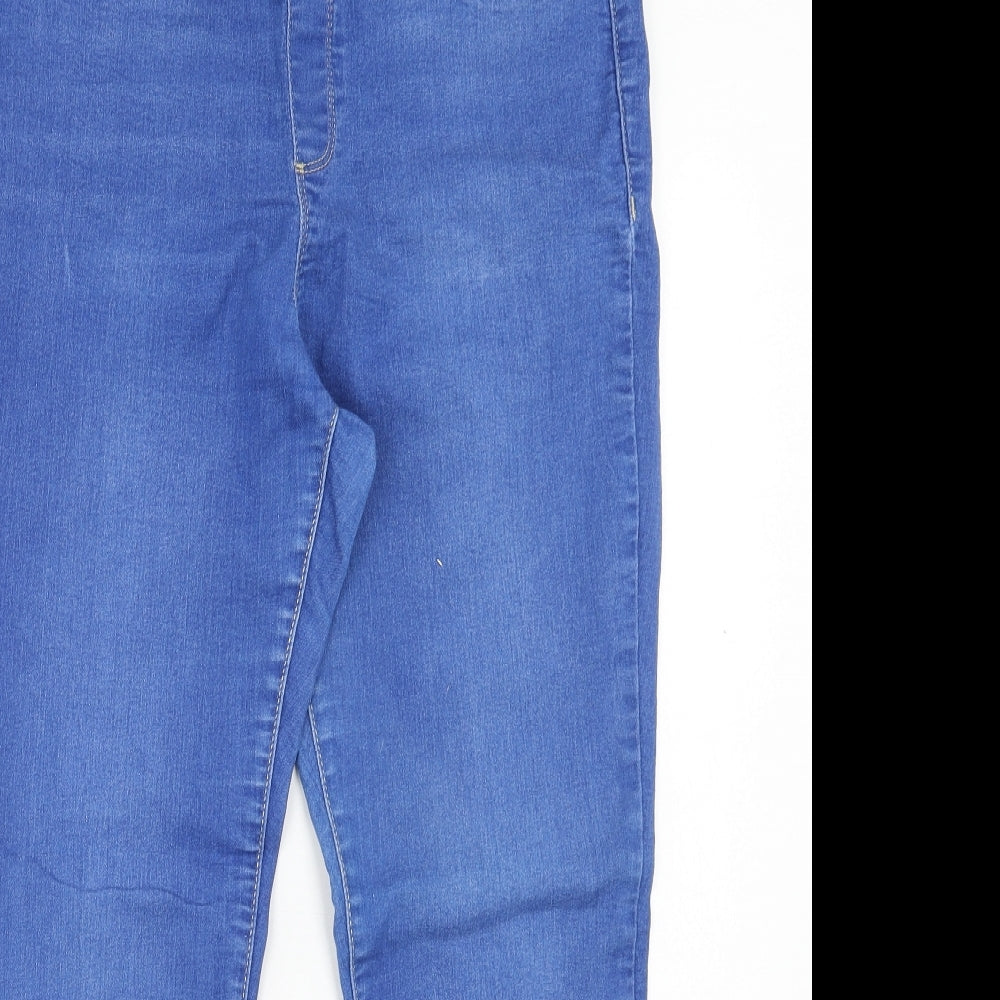 Dorothy Perkins Womens Blue Cotton Jegging Jeans Size 14 Regular