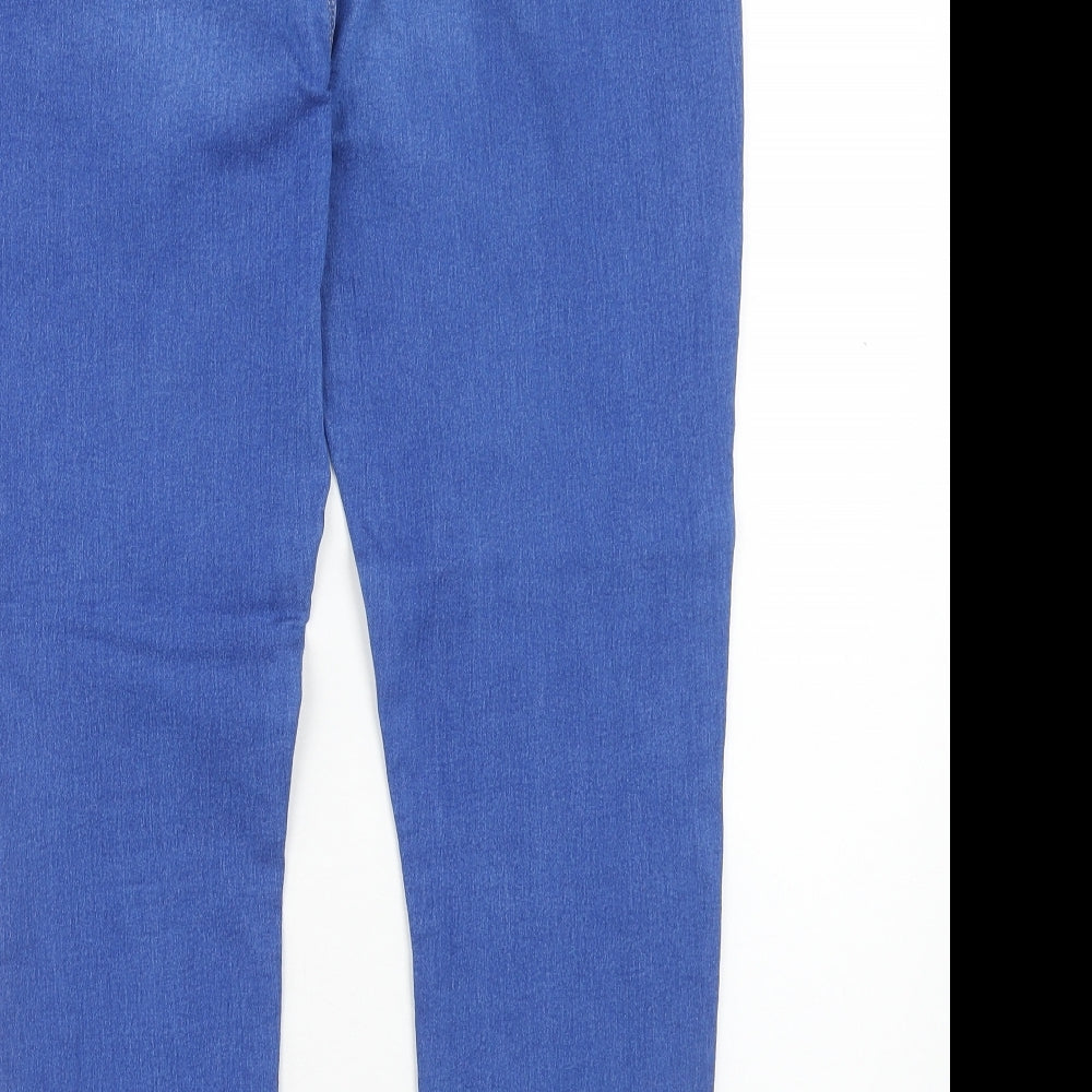 Dorothy Perkins Womens Blue Cotton Jegging Jeans Size 14 Regular