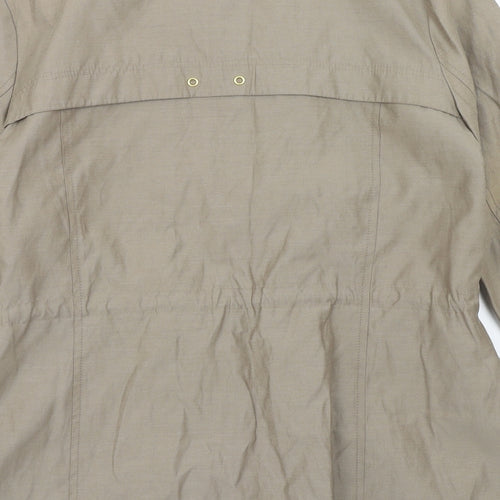 Marks and Spencer Womens Brown Jacket Size 8 Zip