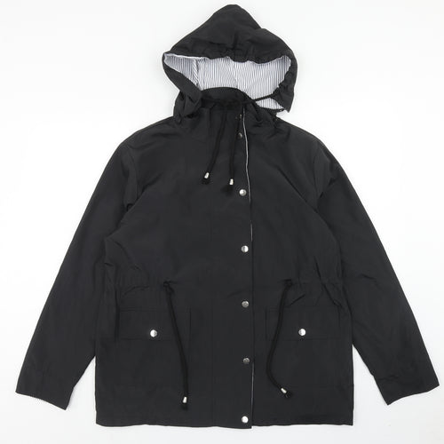 Bedee Womens Black Jacket Size M Zip