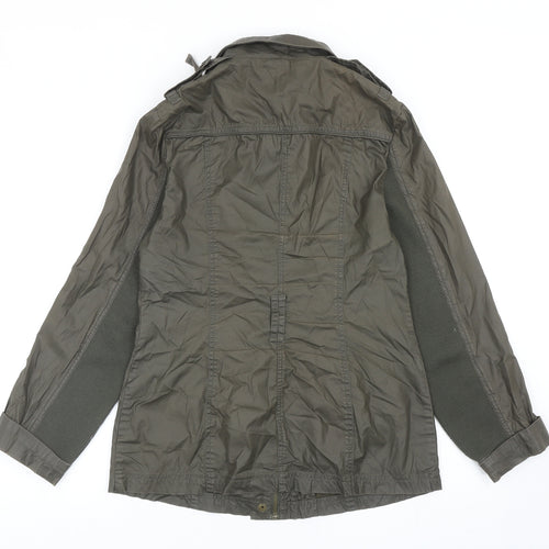 Marks and Spencer Womens Grey Jacket Size 8 Zip