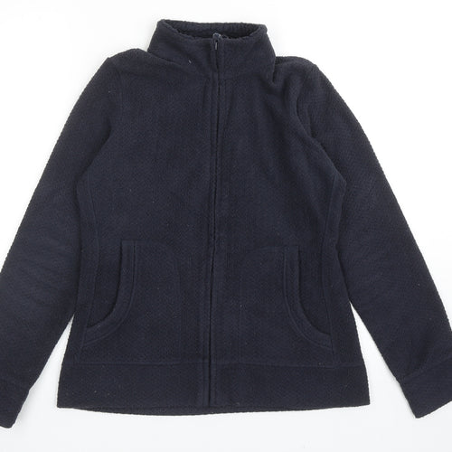 Marks and Spencer Womens Blue Jacket Size 10 Zip