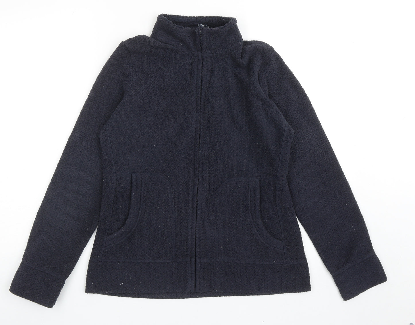 Marks and Spencer Womens Blue Jacket Size 10 Zip