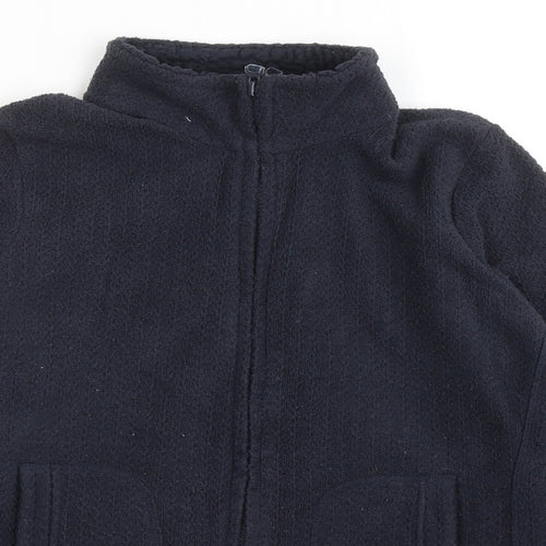 Marks and Spencer Womens Blue Jacket Size 10 Zip