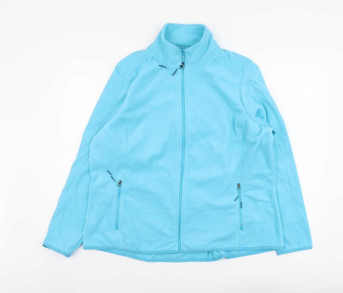 Marks and Spencer Womens Blue Jacket Size 22 Zip
