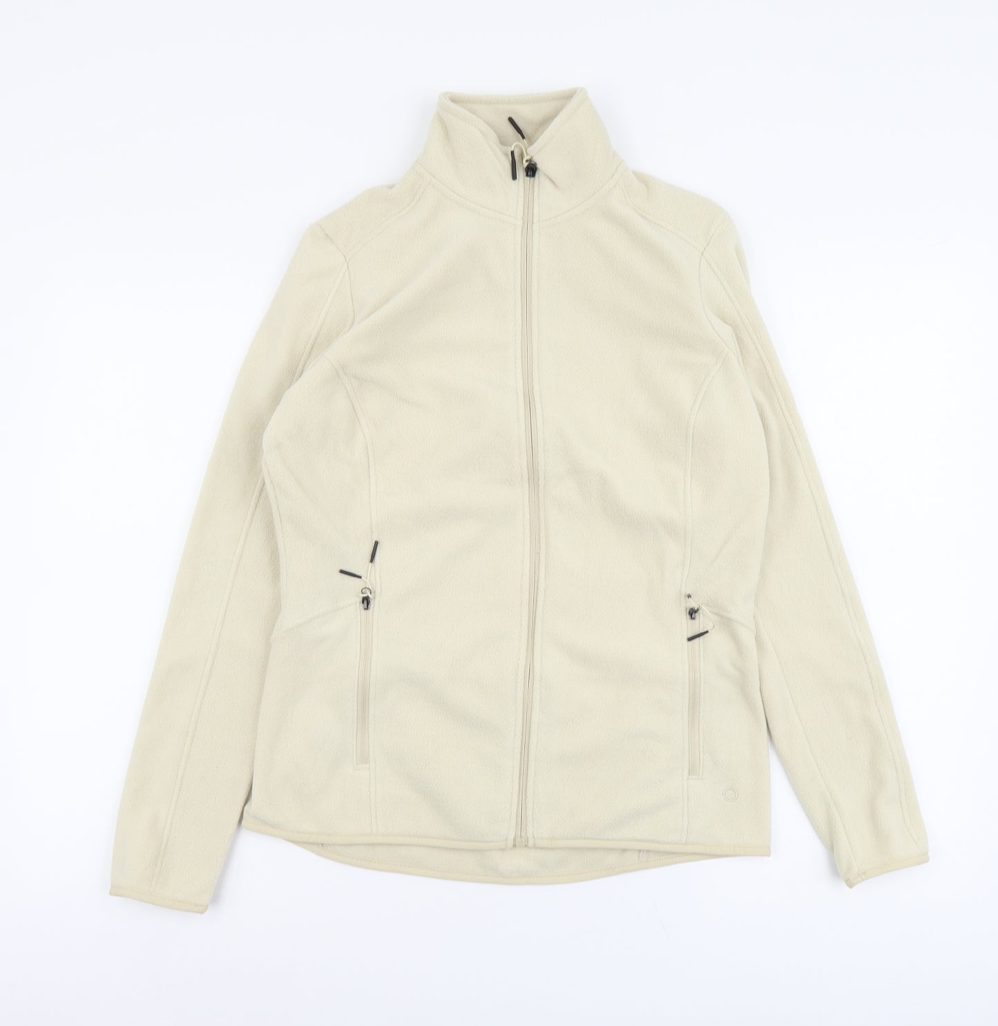 Marks and Spencer Womens Beige Jacket Size 10 Zip