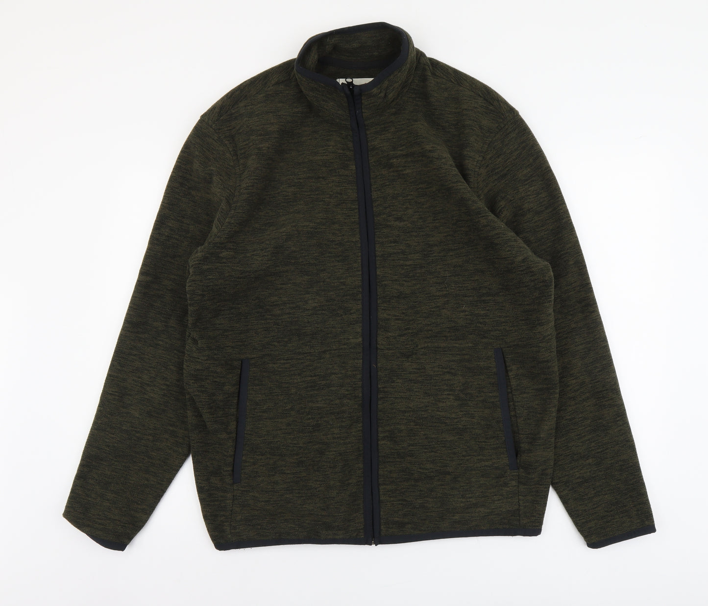 George Mens Green Jacket Size L Zip