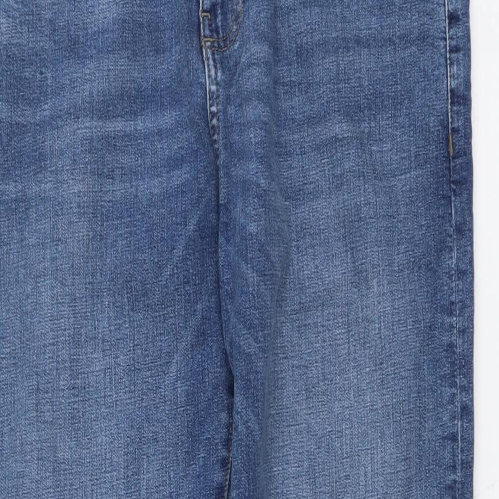 NEXT Mens Blue Cotton Straight Jeans Size 34 in L30 in Regular Button