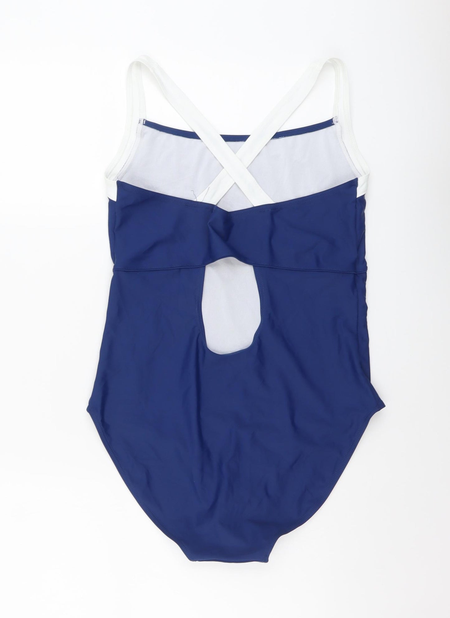 Slazenger Womens Blue Polyester One Piece Size 18