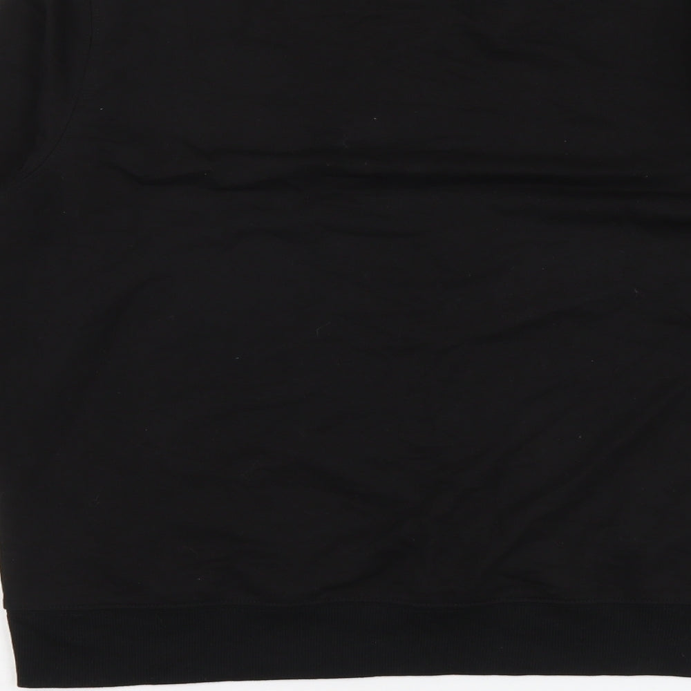 SheIn Womens Black Polyester Pullover Sweatshirt Size L Pullover - Bee Kind