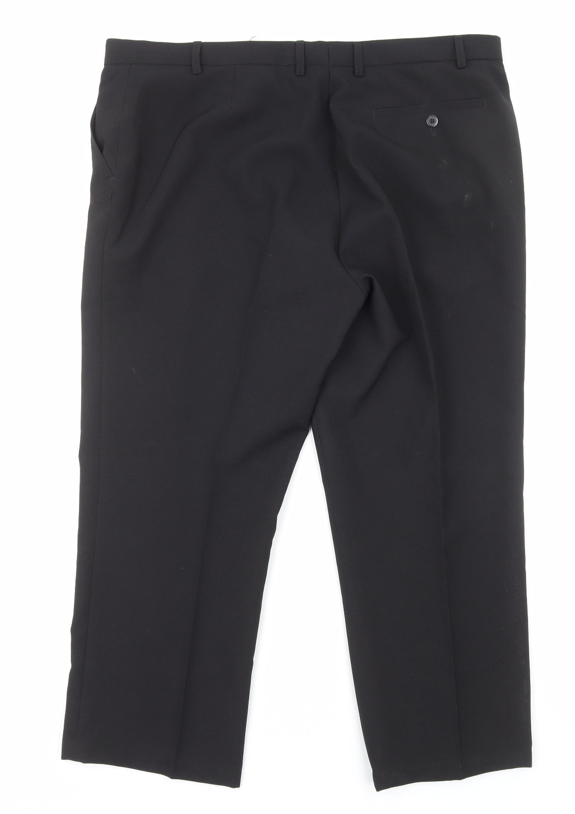 Taylor & Wright Mens Black Polyacrylate Fibre Dress Pants Trousers Size 2XL L29 in Regular Zip