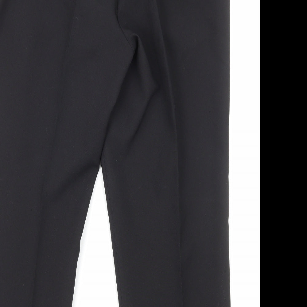 Taylor & Wright Mens Black Polyacrylate Fibre Dress Pants Trousers Size 2XL L29 in Regular Zip