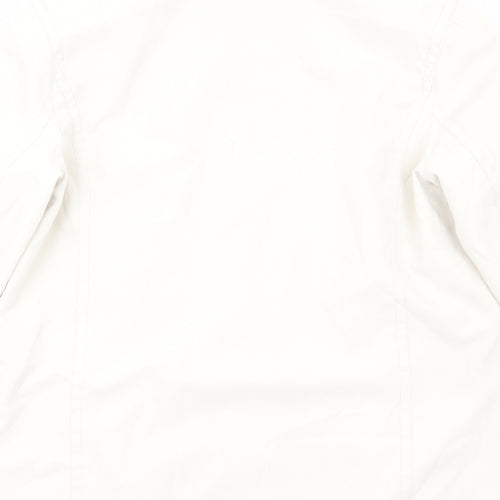 Isle of Cotton Womens Ivory Jacket Size 10 Zip