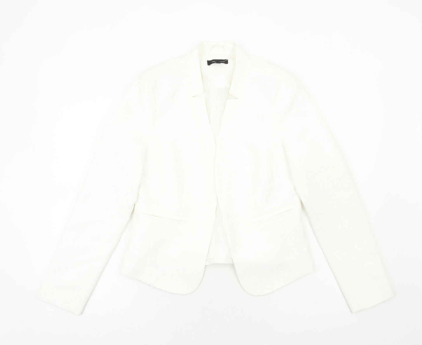 New Look Womens White Jacket Blazer Size 12