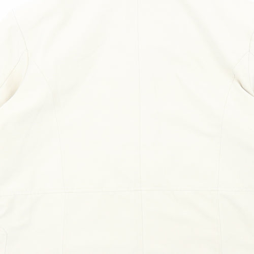 JBC Collection Womens Ivory Jacket Size 14 Zip