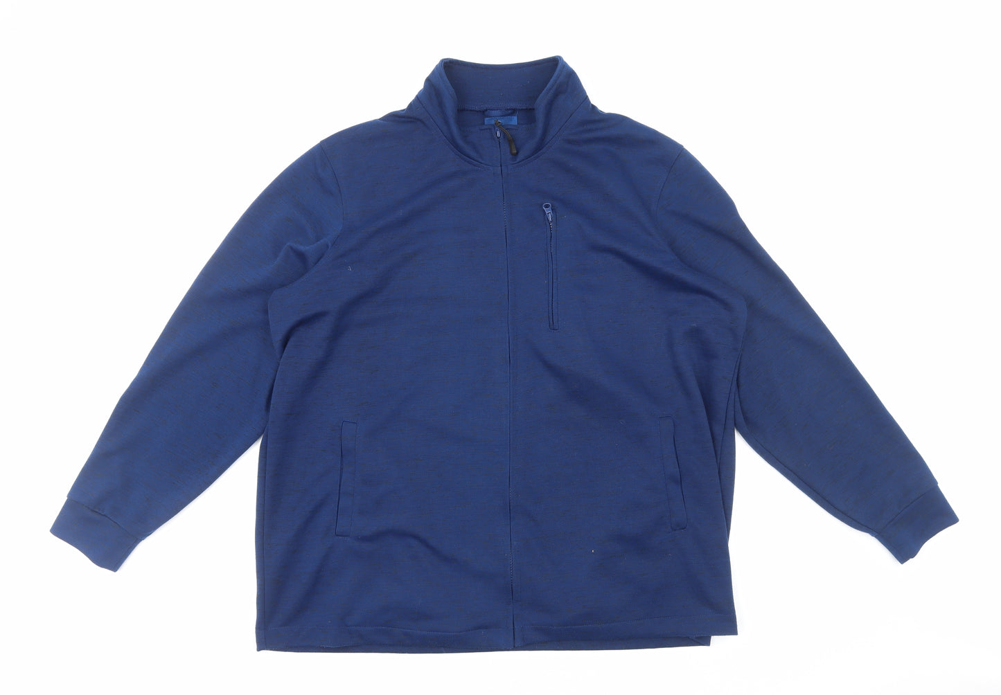Cotton Traders Mens Blue Jacket Size 2XL Zip