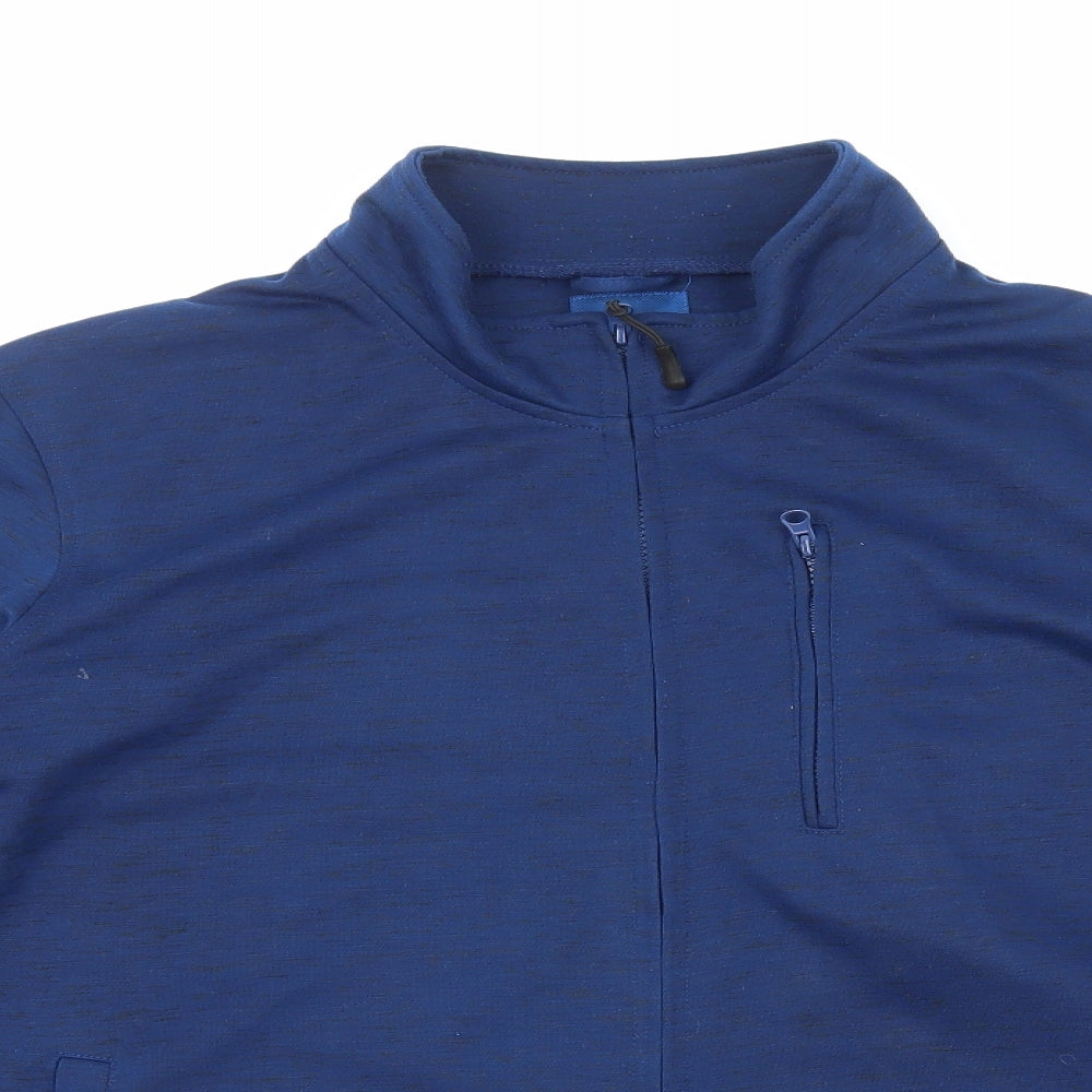 Cotton Traders Mens Blue Jacket Size 2XL Zip