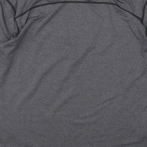 Under armour Mens Grey Polyester Pullover Casual Size 2XL High Neck Pullover
