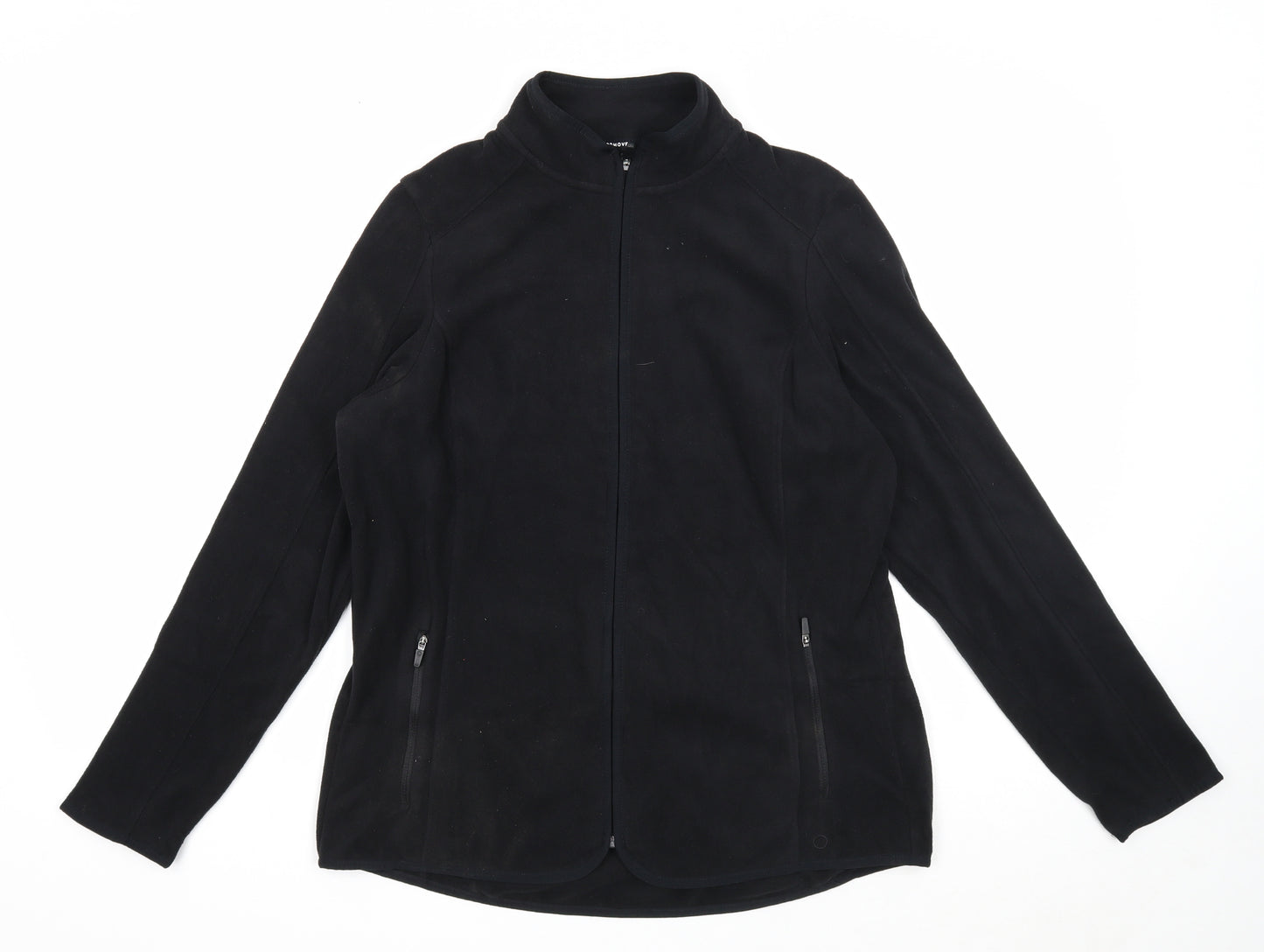 GOODMOVE Womens Black Jacket Size 14 Zip