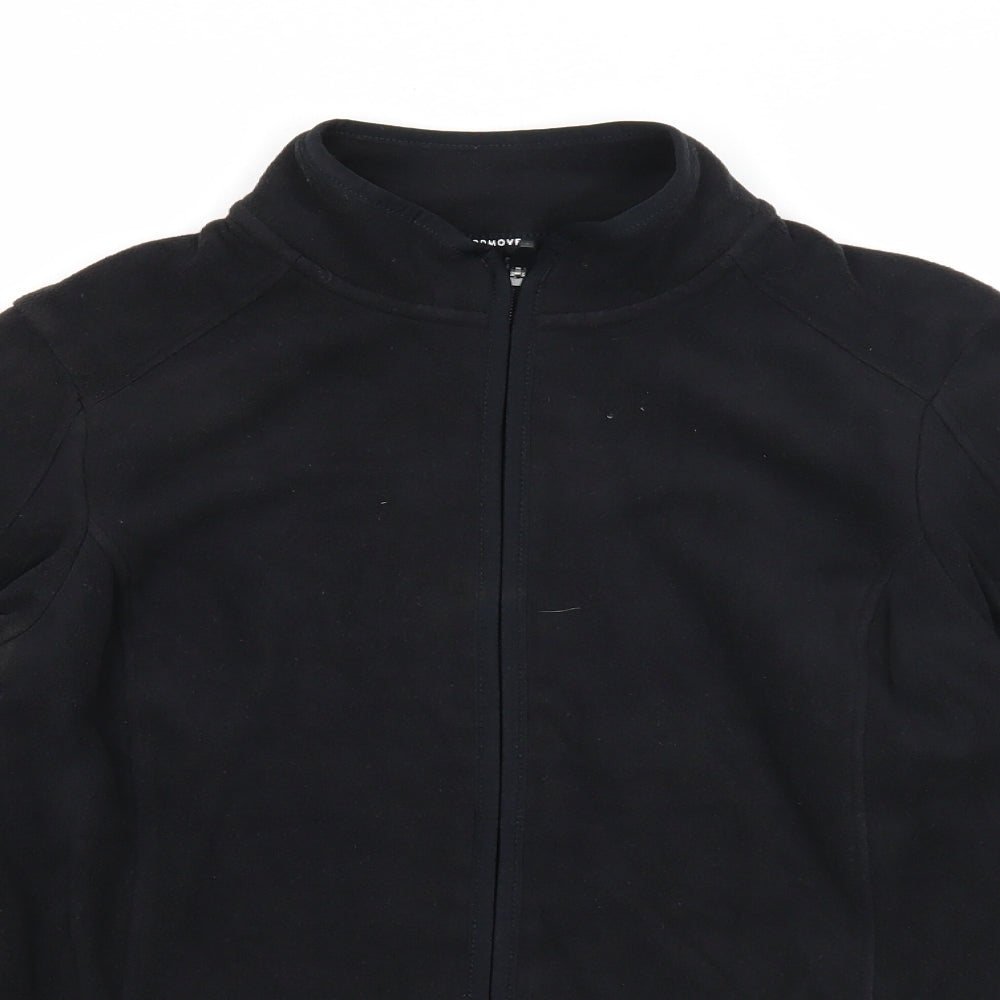 GOODMOVE Womens Black Jacket Size 14 Zip