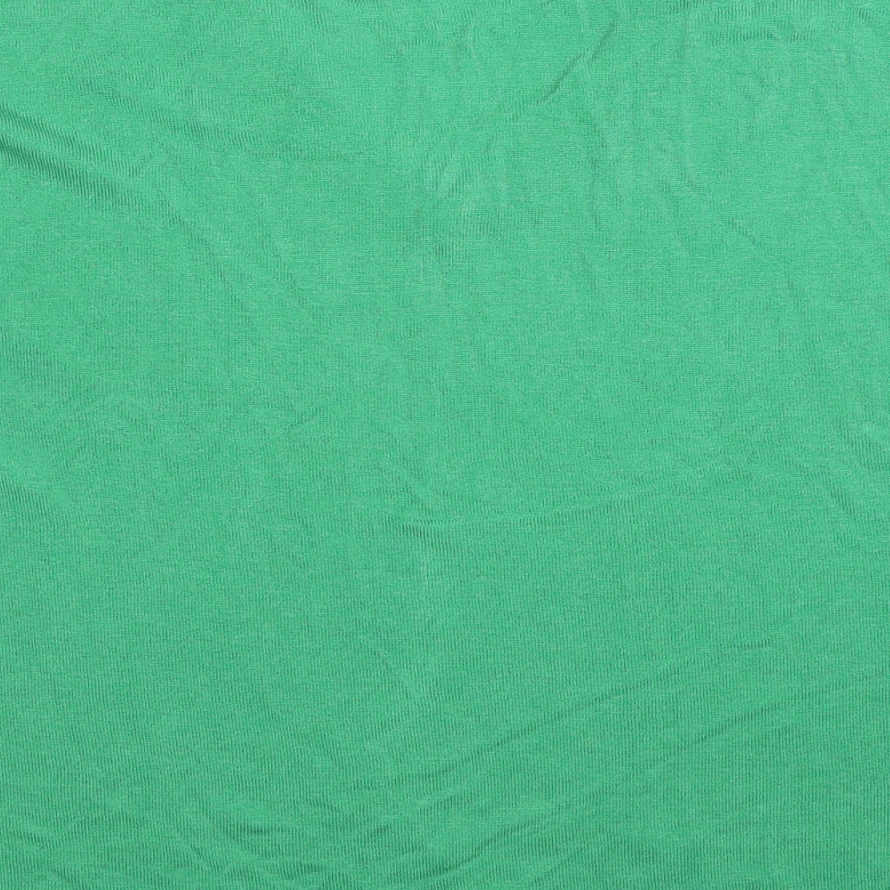 Marks and Spencer Womens Green V-Neck Acrylic Pullover Jumper Size XL