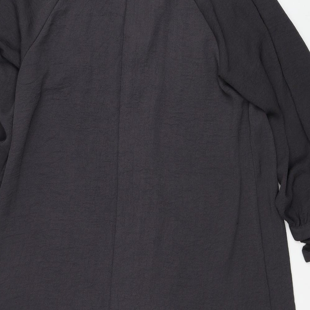 Primark Womens Black Polyester Shift Size 14 V-Neck Pullover