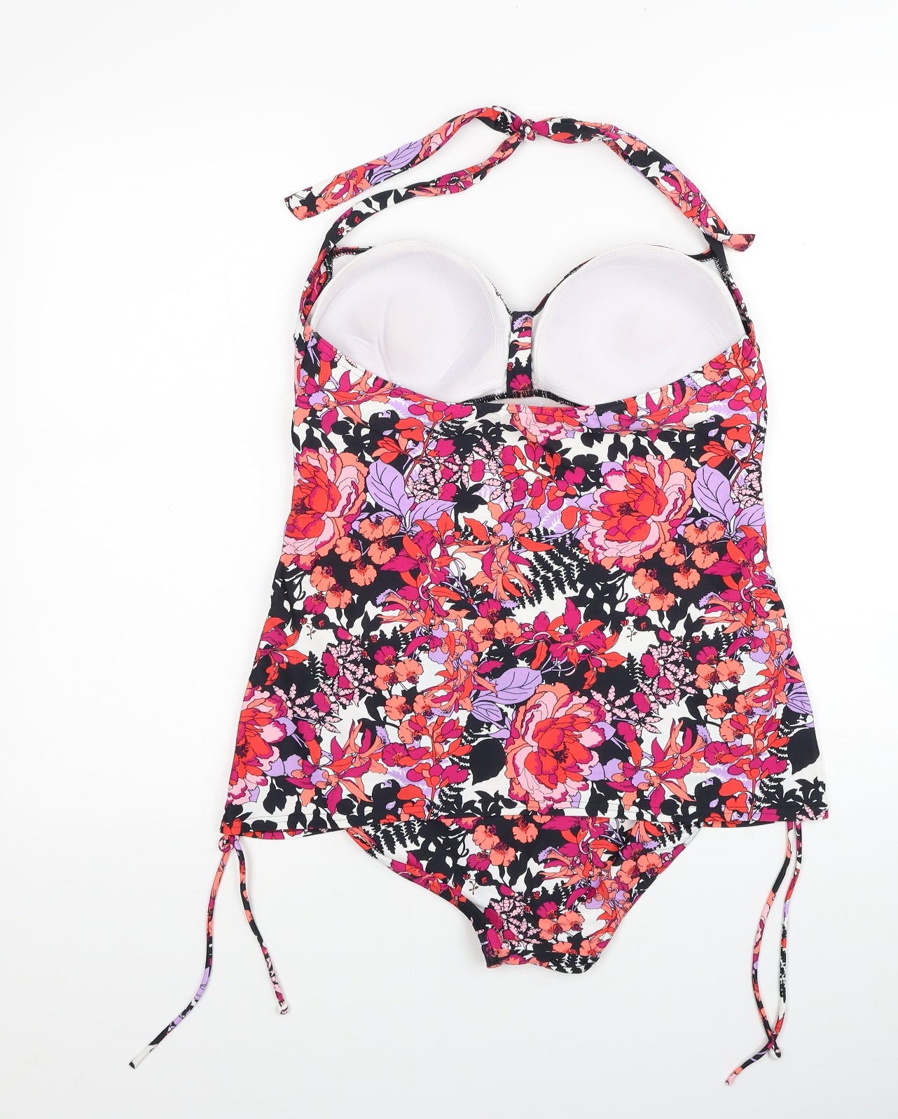Debenhams Womens Multicoloured Geometric Polyester One Piece Size 18