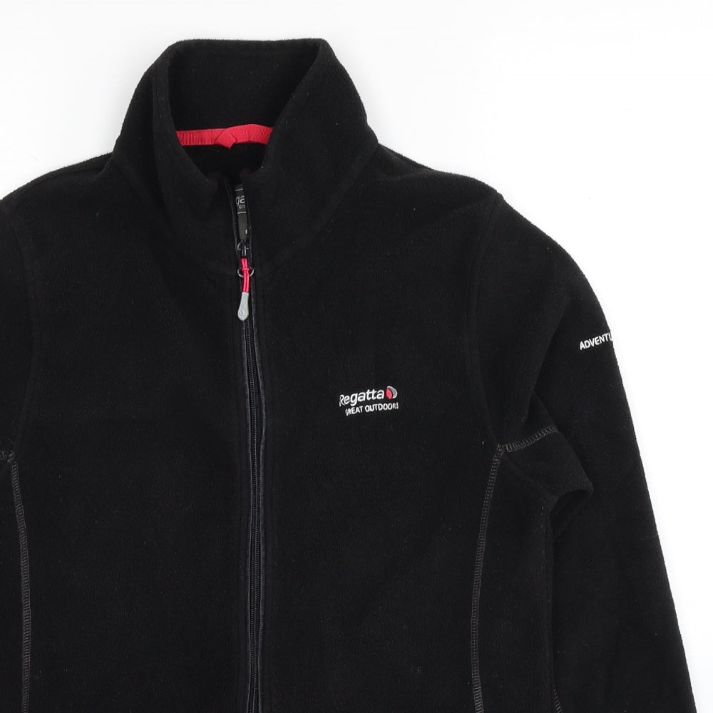 Regatta Womens Black Jacket Size 12 Zip