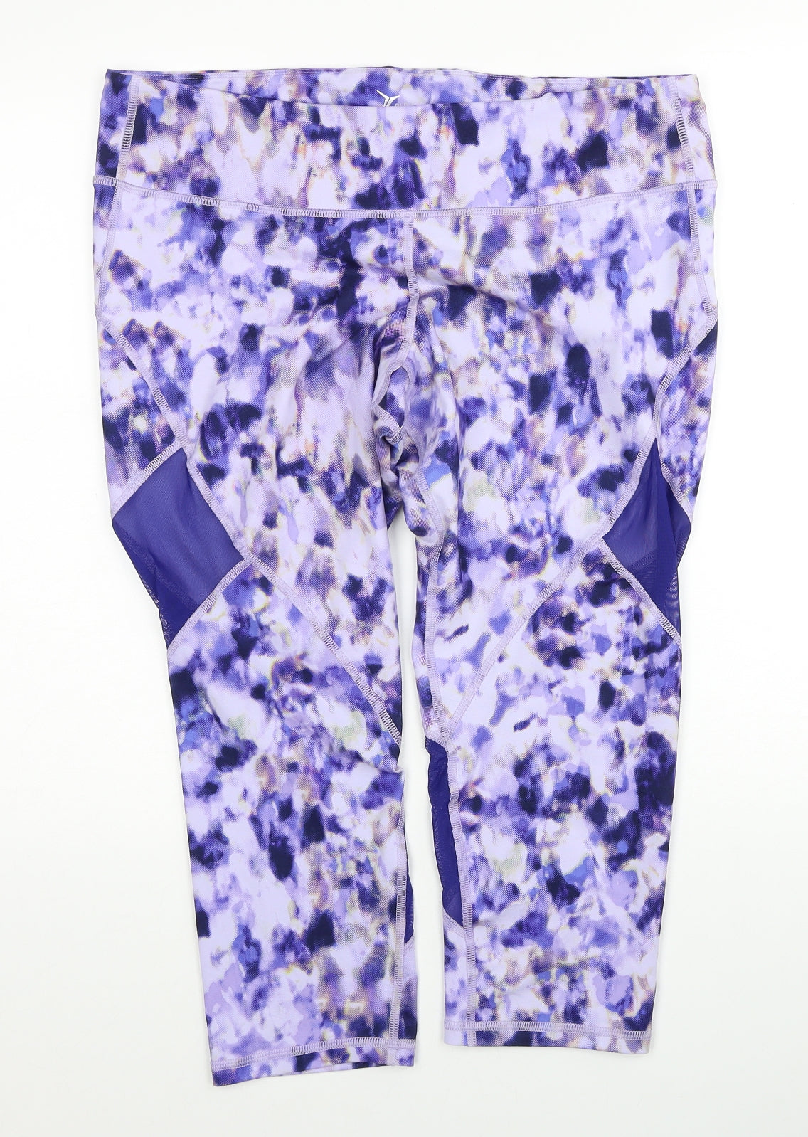 Old Navy Womens Multicoloured Geometric Polyester Compression Leggings Size XL Regular Pullover