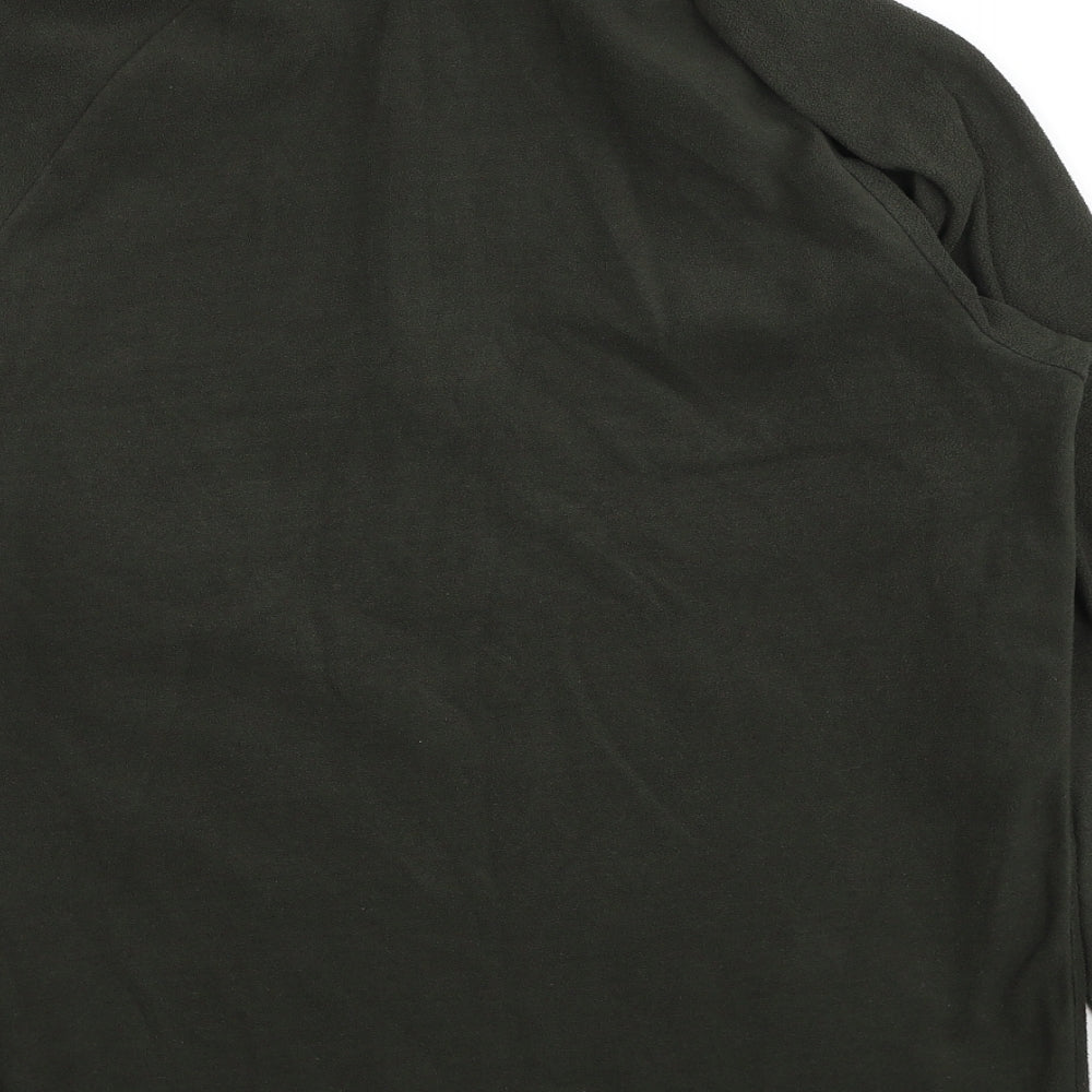 DECATHLON Mens Green Polyester Pullover Sweatshirt Size M