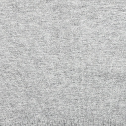 George Womens Grey Round Neck Acrylic Pullover Jumper Size 12 - Size 12-14