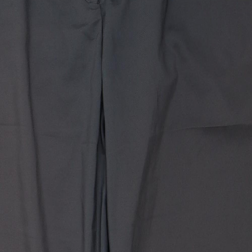 Slazenger Womens Grey Polyester Track Pants Trousers Size 18 Regular Zip