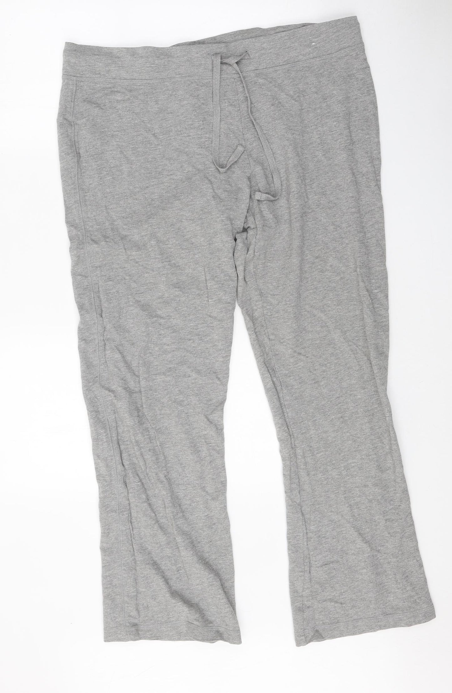 George Womens Grey Cotton Jogger Trousers Size 18 Regular