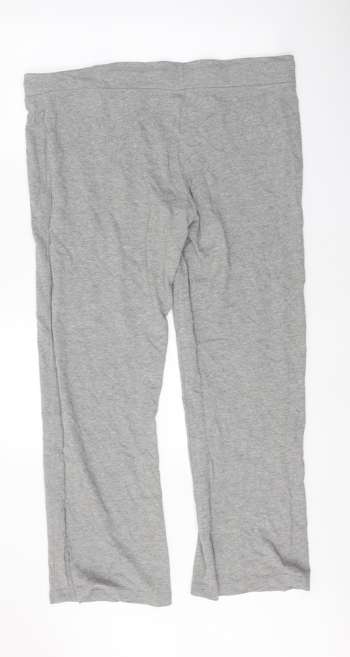 George Womens Grey Cotton Jogger Trousers Size 18 Regular