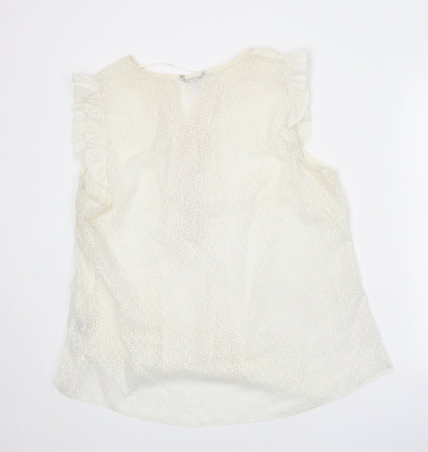 Roman Womens White Cotton Basic Blouse Size 20 V-Neck