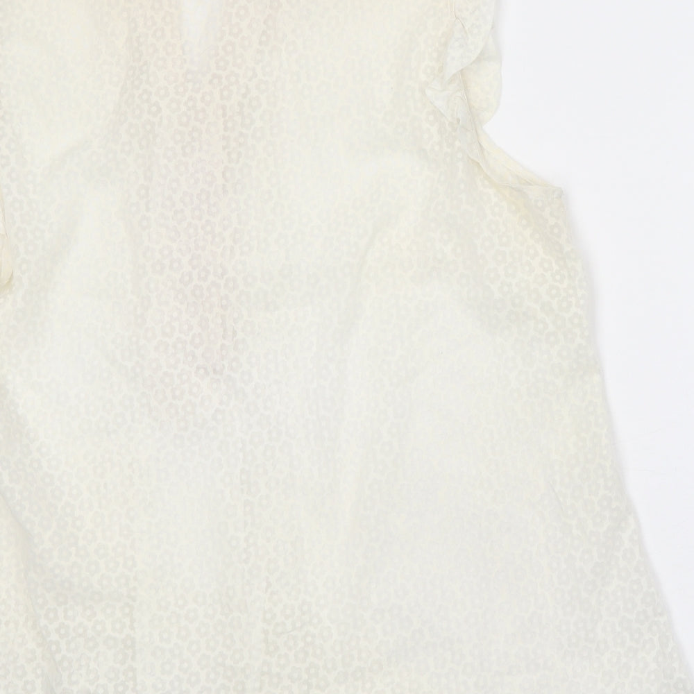 Roman Womens White Cotton Basic Blouse Size 20 V-Neck