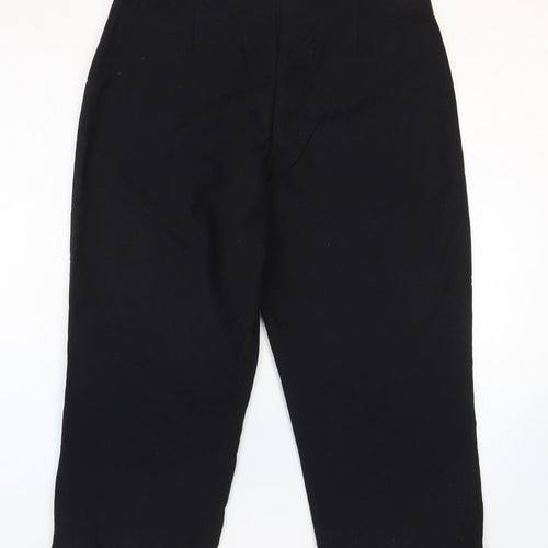 Sugie Womens Black Polyester Bermuda Shorts Size 12 Regular Zip