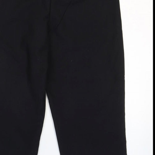 Sugie Womens Black Polyester Bermuda Shorts Size 12 Regular Zip