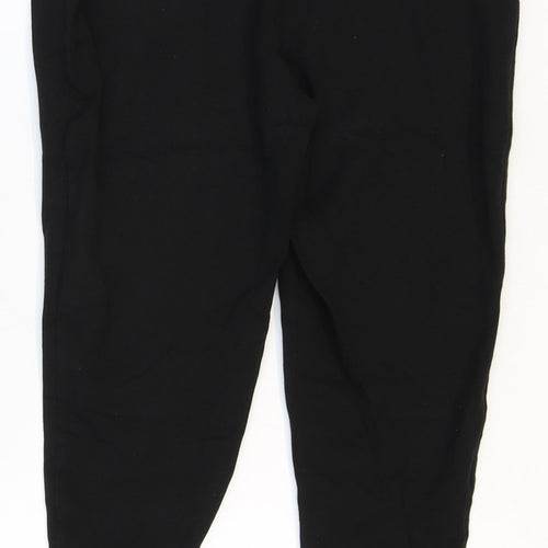 Star Womens Black Cotton Capri Leggings Size 12