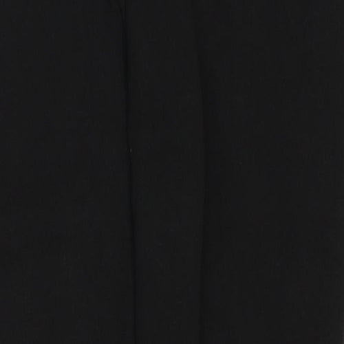 Star Womens Black Cotton Capri Leggings Size 12