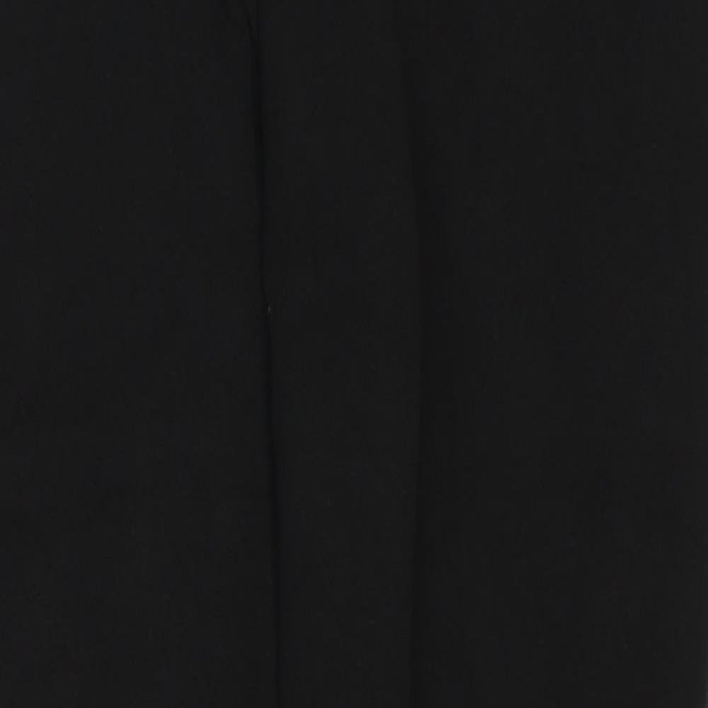 Star Womens Black Cotton Capri Leggings Size 12