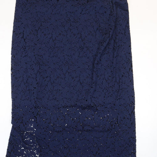 find. Womens Blue Geometric Polyamide Straight & Pencil Skirt Size 2XL