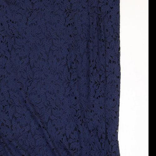 find. Womens Blue Geometric Polyamide Straight & Pencil Skirt Size 2XL