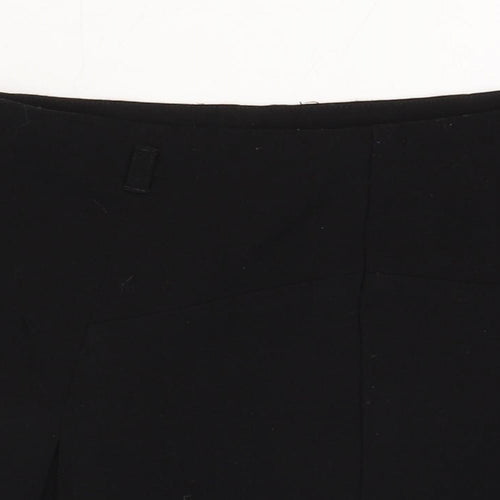 New Look Girls Black Polyester A-Line Skirt Size 12 Years Regular Zip
